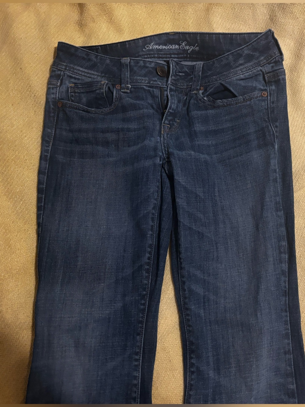 American Eagle Outfitters Dark Indigo Flare Jeans
